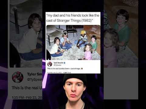 This is the real upside down, just vintage stranger things