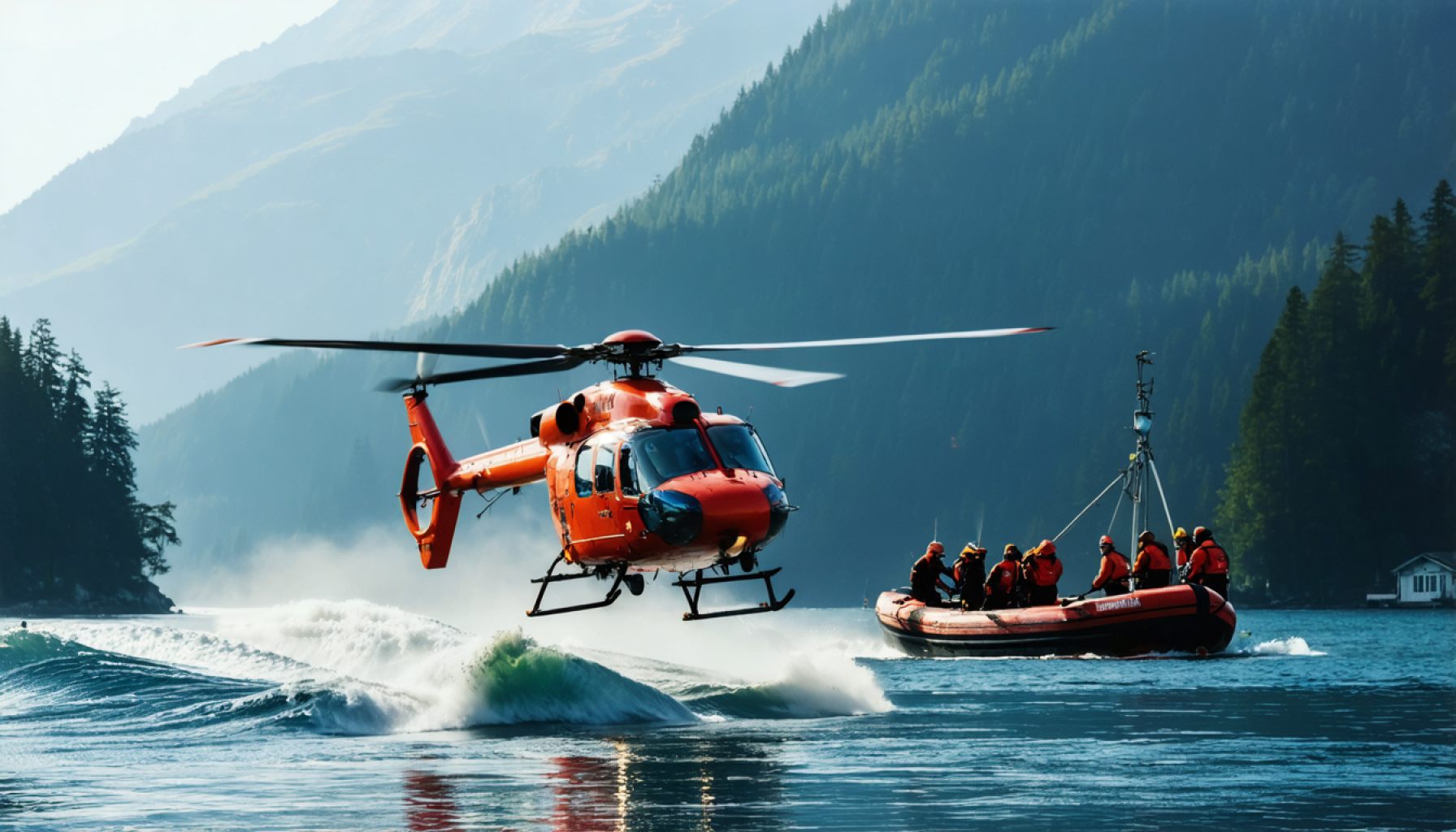 Gripping Rescue Mission at Eibsee: Helicopters and Heroes Race Against Time